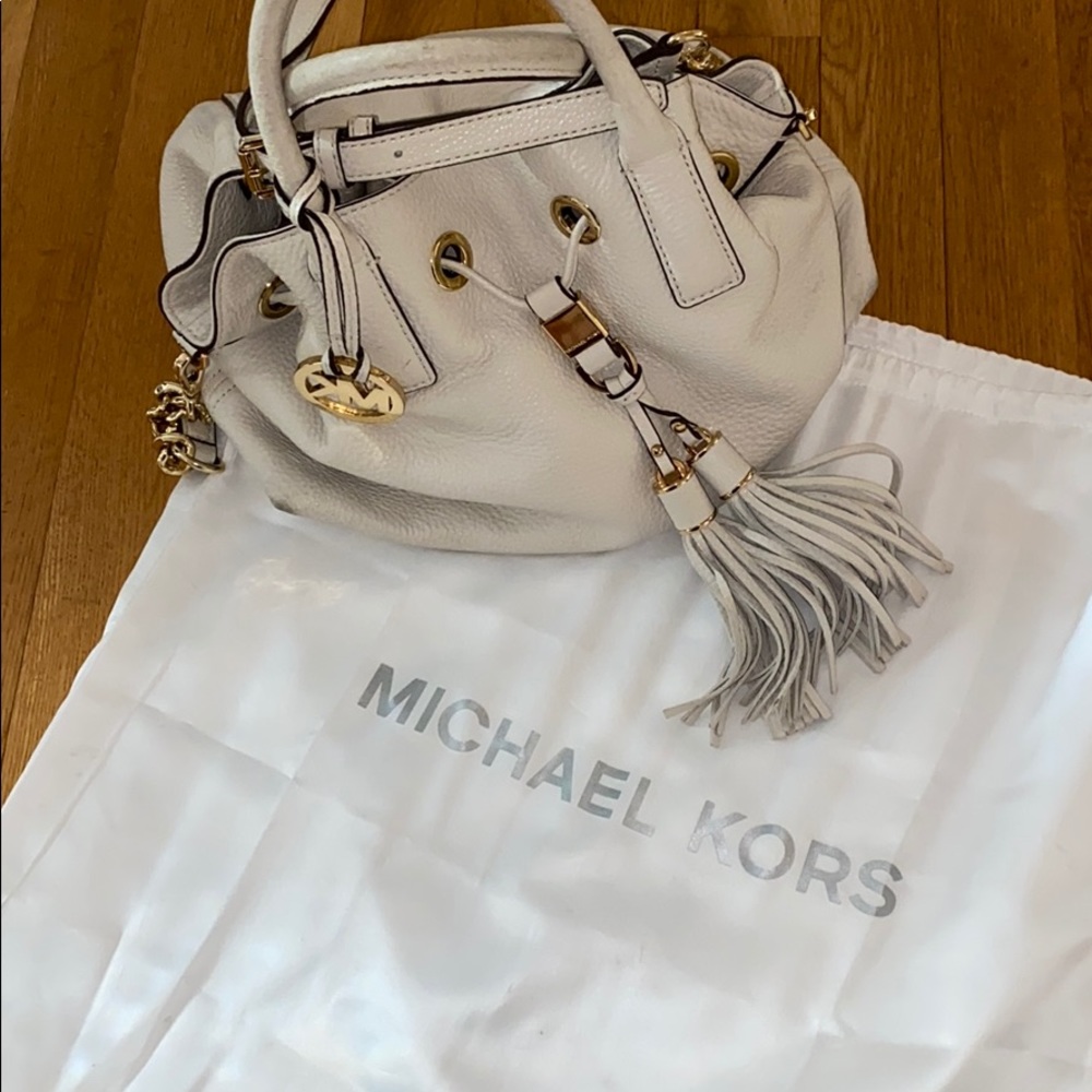 Michael Kors leather handbag.
